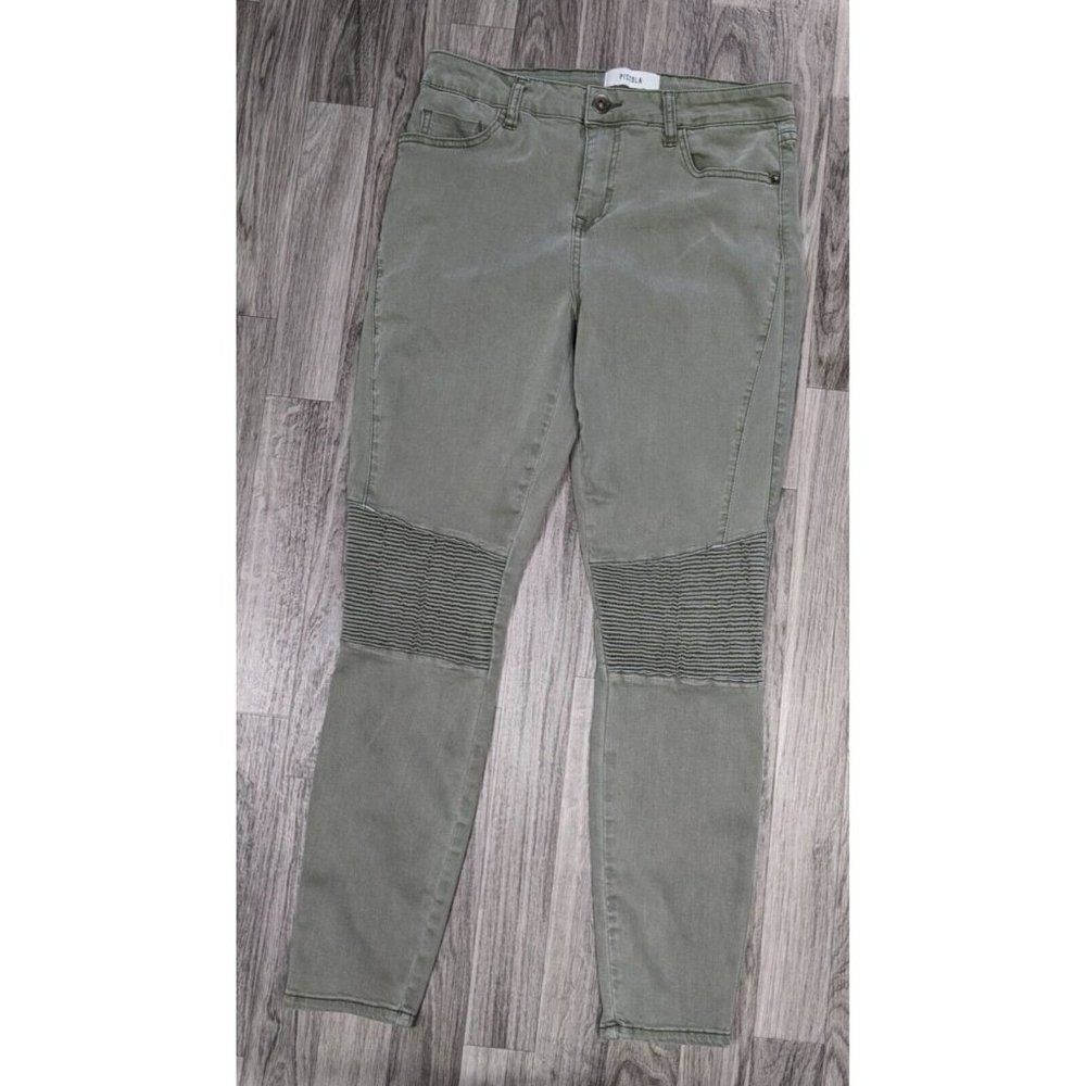 Pistola Womens Size 30 Pockets Skinny Olive Green Jeans